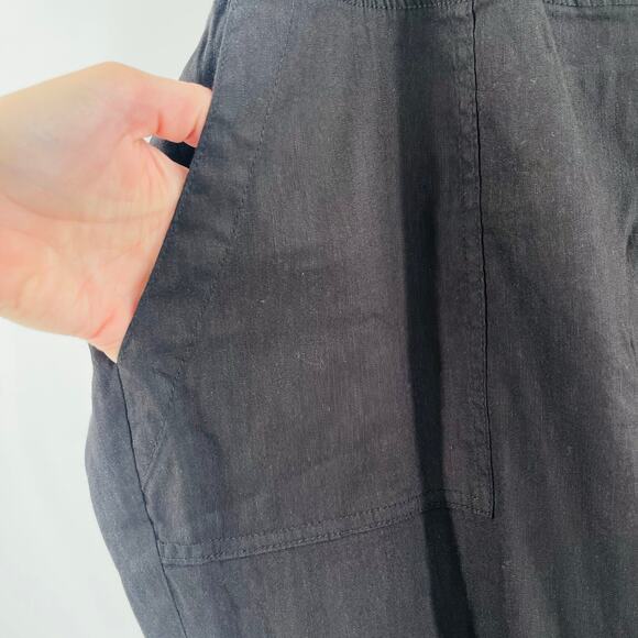 KUT FROM THE KLOTH Pants Size 2X Linen Blend Smocked Drawstring Pockets NWT - Picture 8 of 15
